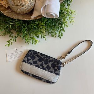 Signature Coach Wristlet